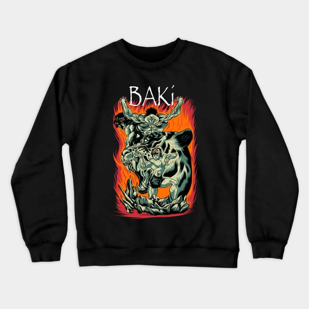 Baki hanma Crewneck Sweatshirt by szymonnowotny8